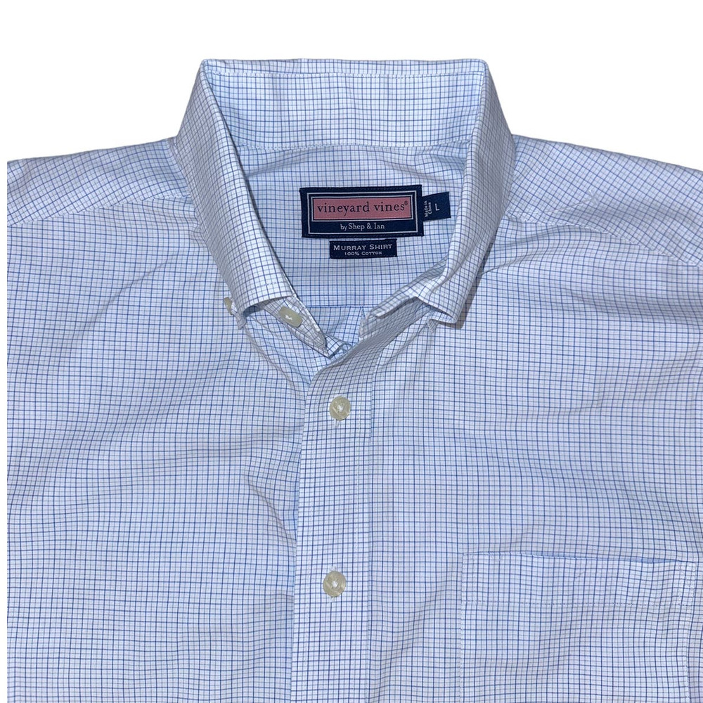 Vineyard Vines‎ Murray Thin Plaid Shirt Size: Large
